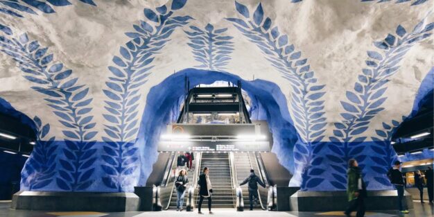 journée5 - ART DANS LE METRO – ÖSTERMALM – STOCKHOLM > BRUXELLES