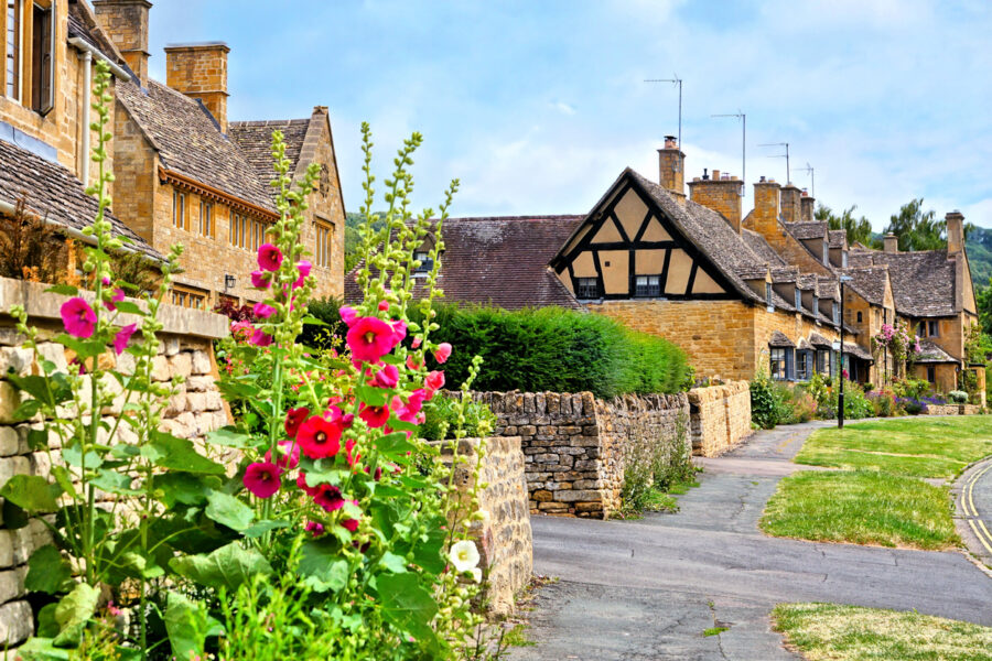 Les jardins des Cotswolds, zone de beauté naturelle exceptionnelle