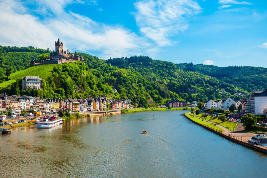 3 fleuves : le Rhin, la Moselle et le Main