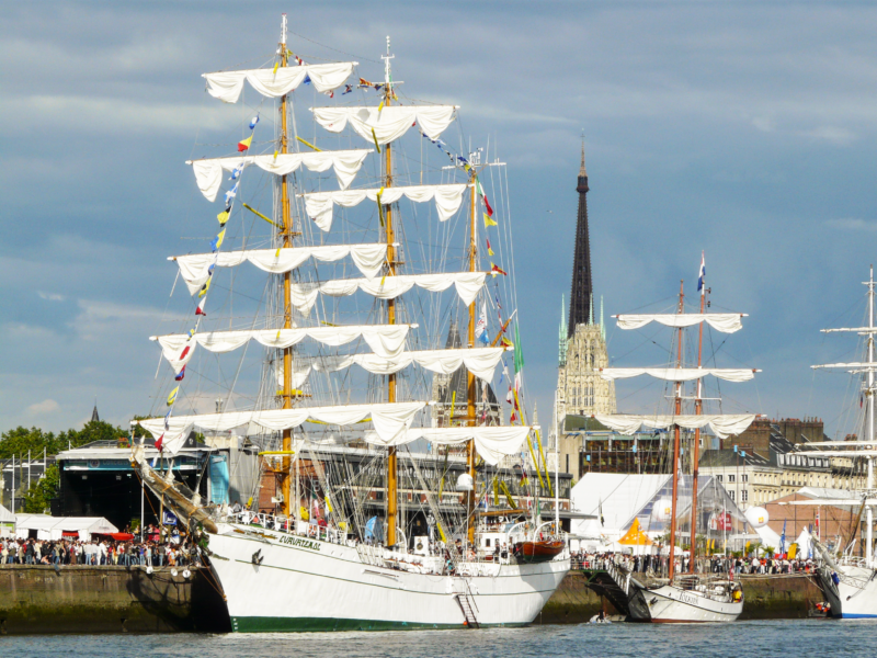 L'Armada de Rouen et les plus belles escales de la vallée de la Seine