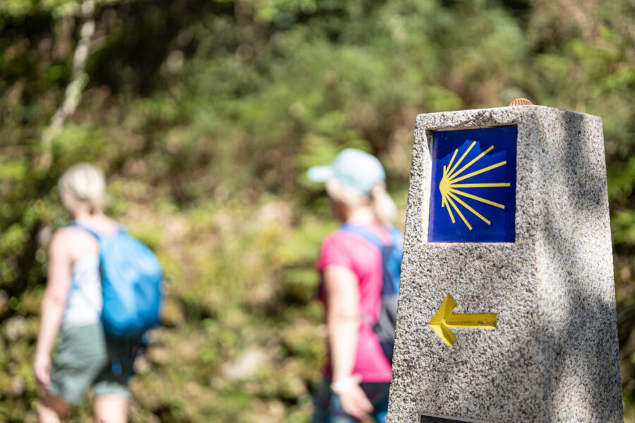 Randonnée sur les chemins de Saint-Jacques-De-Compostelle
